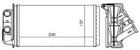 MGA 81200 Kalorifer Radyatörü 46723061 resmi