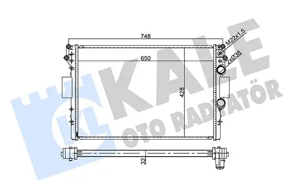 KALE 342230 Radyatör resmi