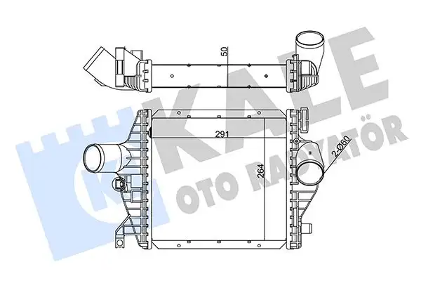 KALE 344990 Turbo Radyatörü A6385012301 resmi