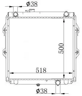 MGA 80784 Radyatör 1640030100 resmi