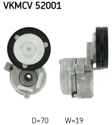 SKF VKMCV52001 Kayış Gergi Kütüğü resmi