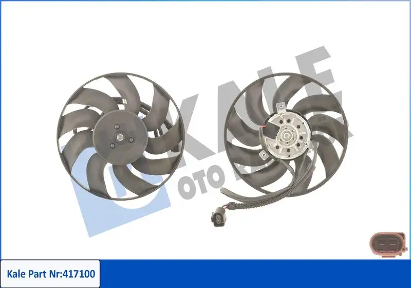 KALE 417100 Fan Motoru 7H0959455D resmi