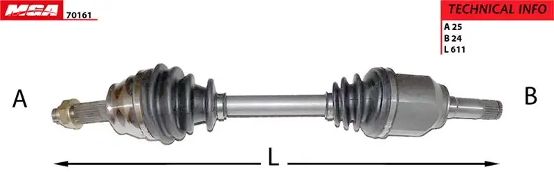 MGA 70161 Ön Aks (Sol) 46307674 resmi