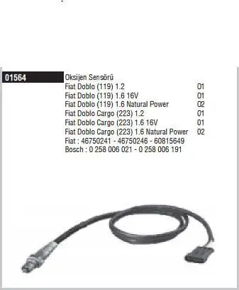 DODUCO 1564 Oksijen Sensörü resmi