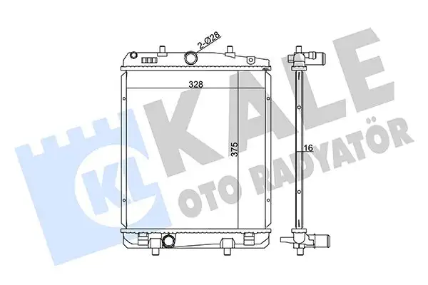 KALE 364600 Radyatör resmi