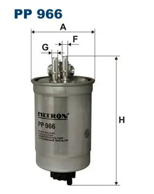 FILTRON PP966 Yakıt Filtresi resmi