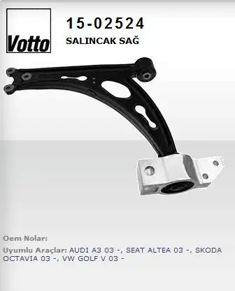 VOTTO 15-02524 Alt Salıncak (Sol) 1K0407151AC resmi