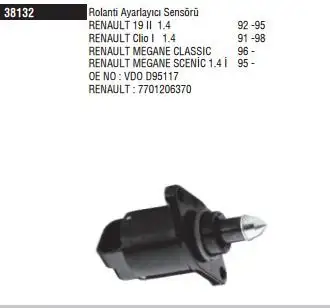 DODUCO 38132 Rölanti Valfi 7701206370 resmi