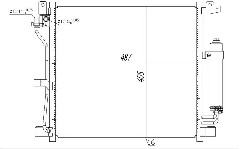 MGA 82268 Klima Radyatörü 921001FE0B resmi
