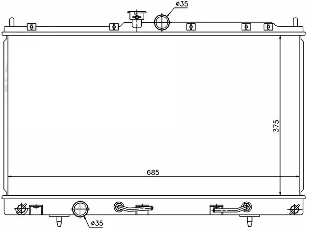 ORIS BMI012016 Radyatör MR968856 resmi