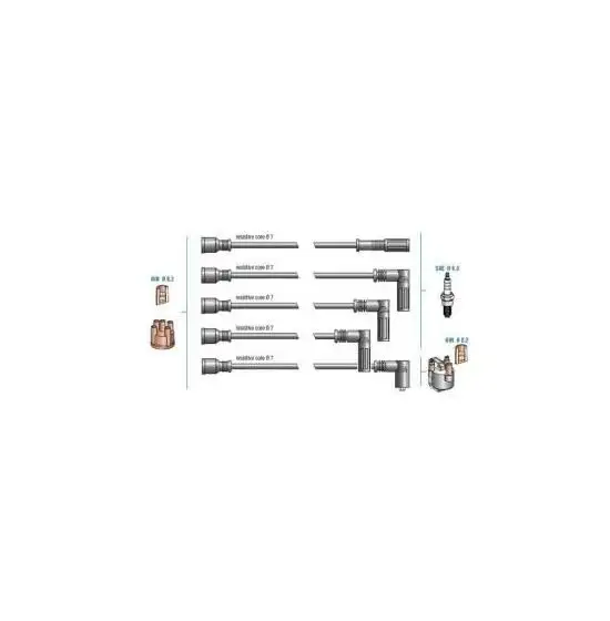 DODUCO 7822 Buji Kablosu 98802378 resmi