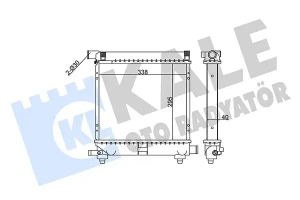 KALE 361300 Radyatör resmi