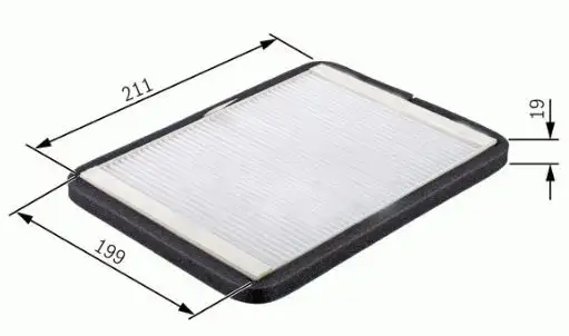 BOSCH 0986TF0110 Polen Filtresi resmi