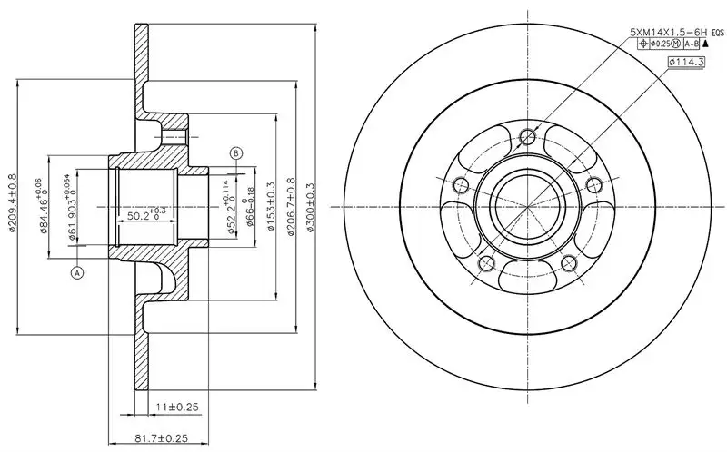 MGA 50427 Arka Fren Diski 432027112R resmi