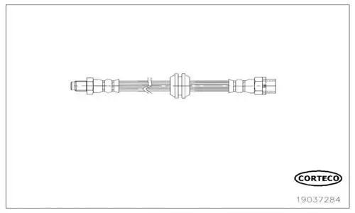 CORTECO 19037284 Ön Fren Hortumu 34309804831 resmi