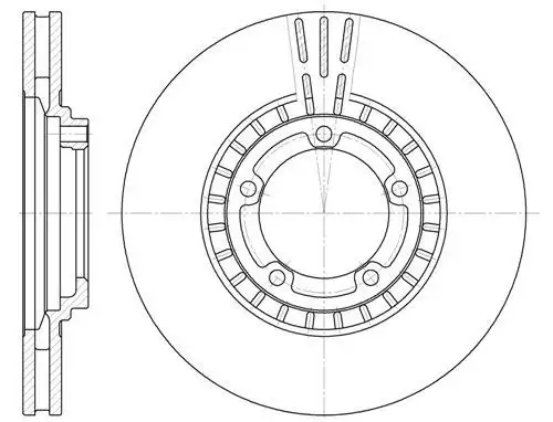 MGA 50248 Ön Fren Diski 581294A200 resmi
