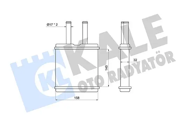 KALE 370685 Kalorifer Radyatörü KK15161081 resmi