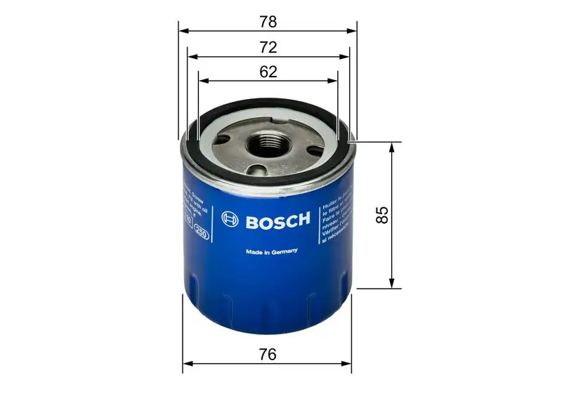 BOSCH 0451103261 Yağ Filtresi resmi