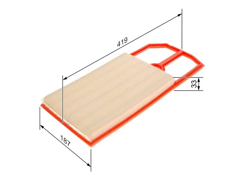 BOSCH 1457433716 Hava Filtresi resmi