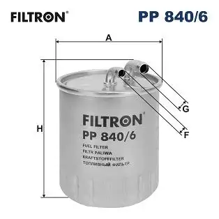 FILTRON PP840/6 Yakıt Filtresi resmi