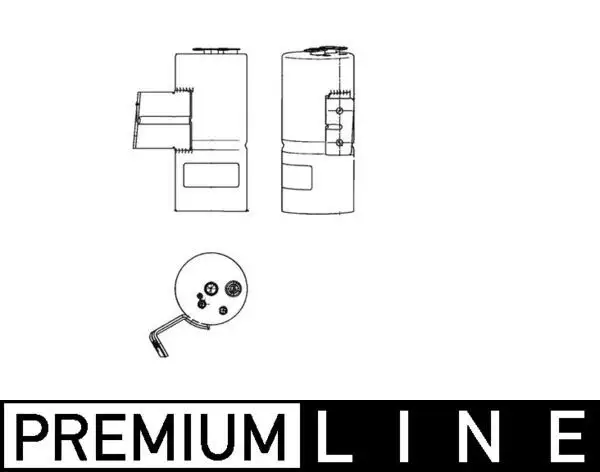 MAHLE AD225000P Klima Kurutucu Tüpü A4148300858 resmi