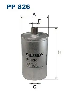 FILTRON PP826 Yakıt Filtresi resmi