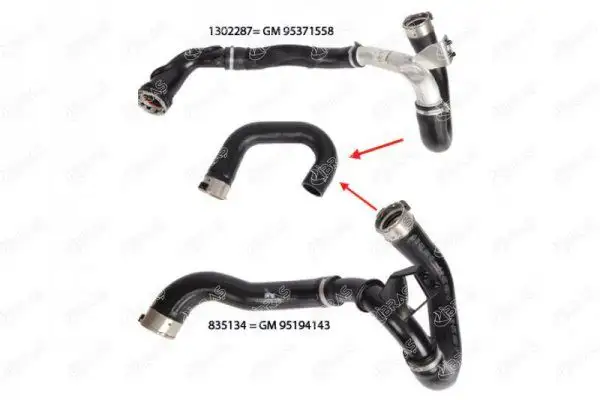 İBRAŞ 21724 Turbo Hortumu 95371558 resmi