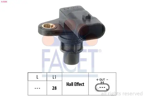 FACET 9.0388 Eksantrik Sensörü resmi