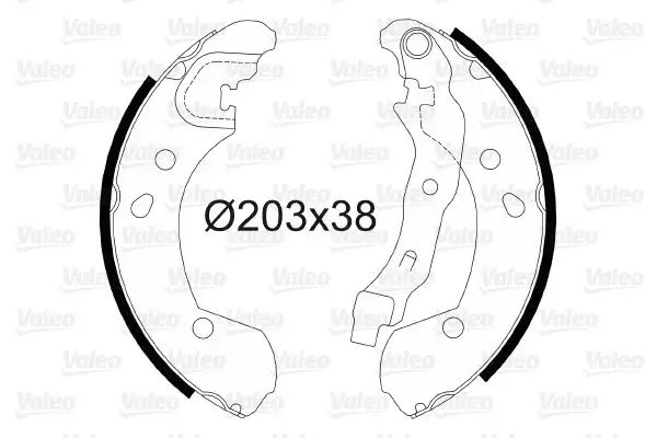 VALEO 564099 Arka Fren Balatası resmi