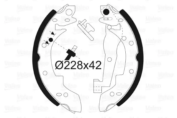 VALEO 562074 Arka Fren Balatası 34211157302 resmi