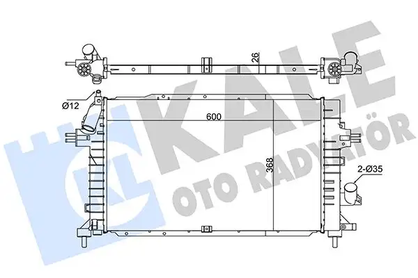 KALE 371300 Radyatör resmi