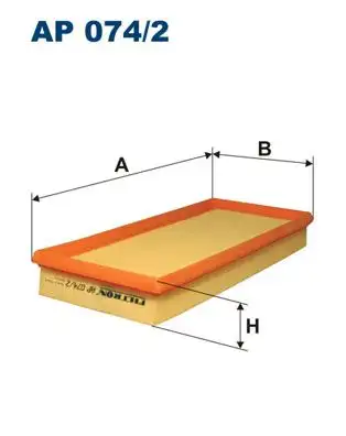 FILTRON AP074/2 Hava Filtresi resmi