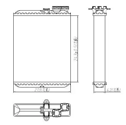 MGA 81201 Kalorifer Radyatörü 9171503 resmi