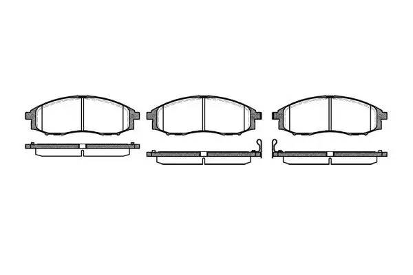 MGA 55405 Ön Fren Balatası 41060VK190 resmi