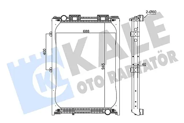 KALE 349370 Radyatör resmi