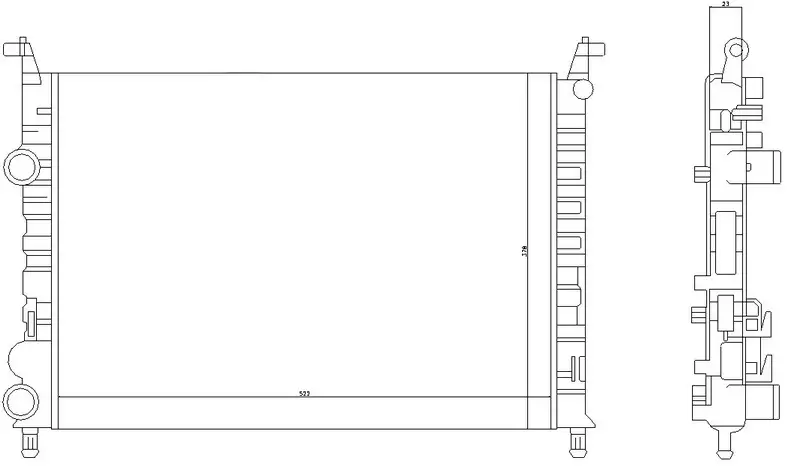 ORIS MFI856034 Radyatör resmi