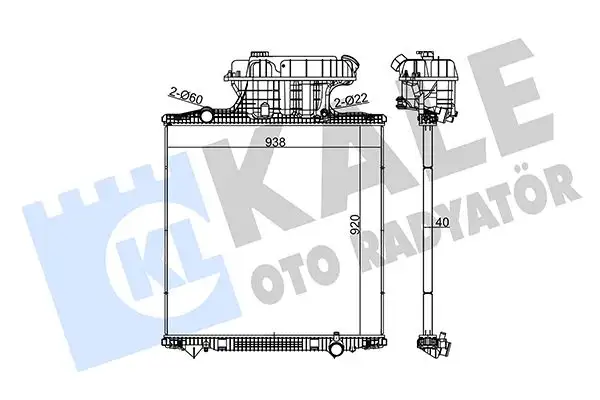 KALE 350245 Radyatör resmi