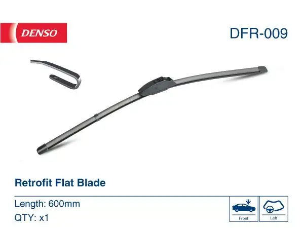 DENSO DFR009 Silecek Süpürgesi (Tek) MZ690431 resmi