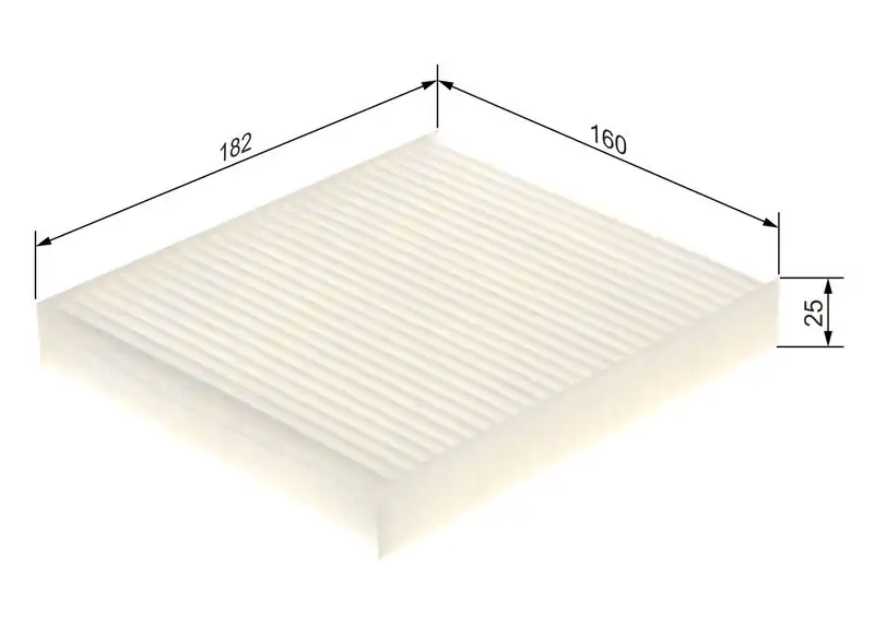 BOSCH 1987435076 Polen Filtresi 971332K000 resmi