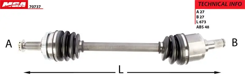 MGA 70737 Ön Aks (Sol) resmi