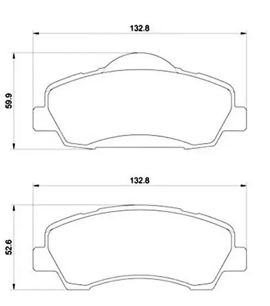 MGA 55551 Ön Fren Balatası 1608691380 resmi