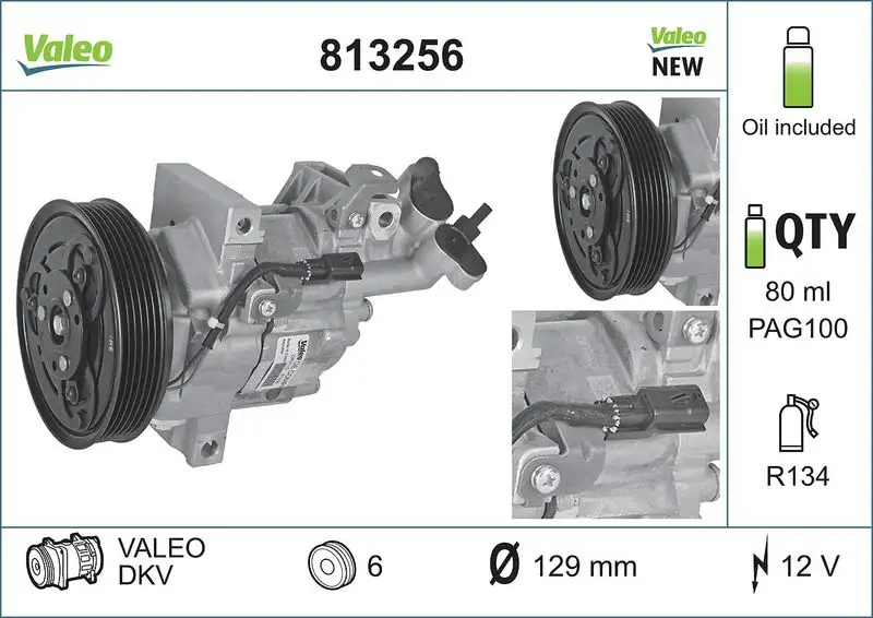 VALEO 813256 Klima Kompresörü resmi