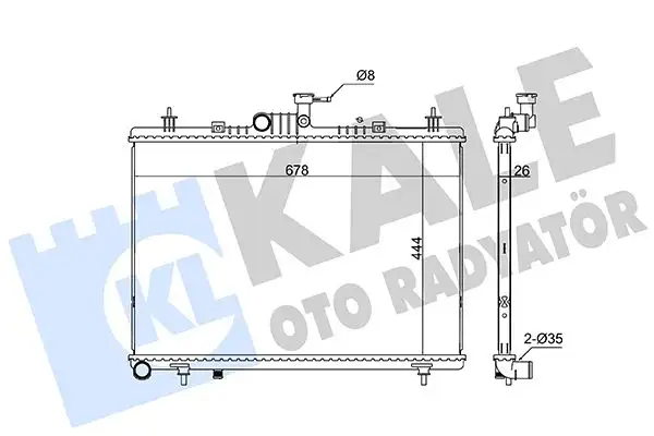 KALE 363580 Radyatör resmi