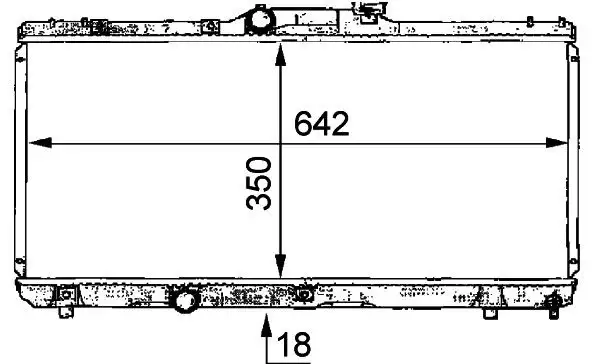 MGA 80256 Radyatör 1640015450 resmi
