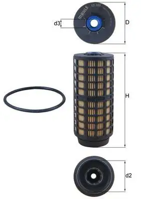 MAHLE KX399D Yakıt Filtresi resmi