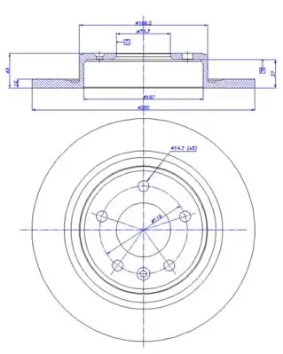 MGA 50463 Arka Fren Diski 569075 resmi