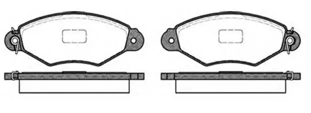 MGA 55800 Ön Fren Balatası 7701208142 resmi
