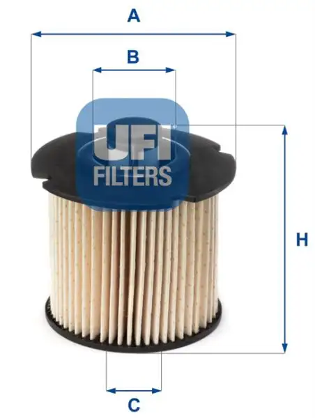 UFI 26.104.00 Yakıt Filtresi resmi