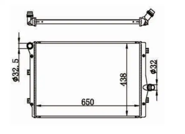 MGA 80663 Radyatör 1K0121251AB resmi