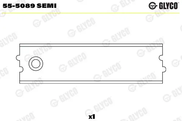GLYCO 55-5089-SEMI Piston Kol Burcu 120302844R resmi